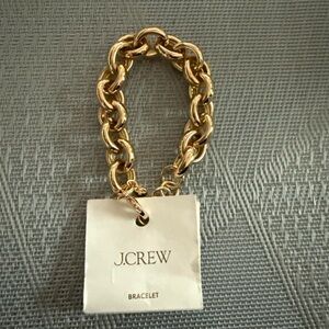J. Crew Chunky Gold Bracelet